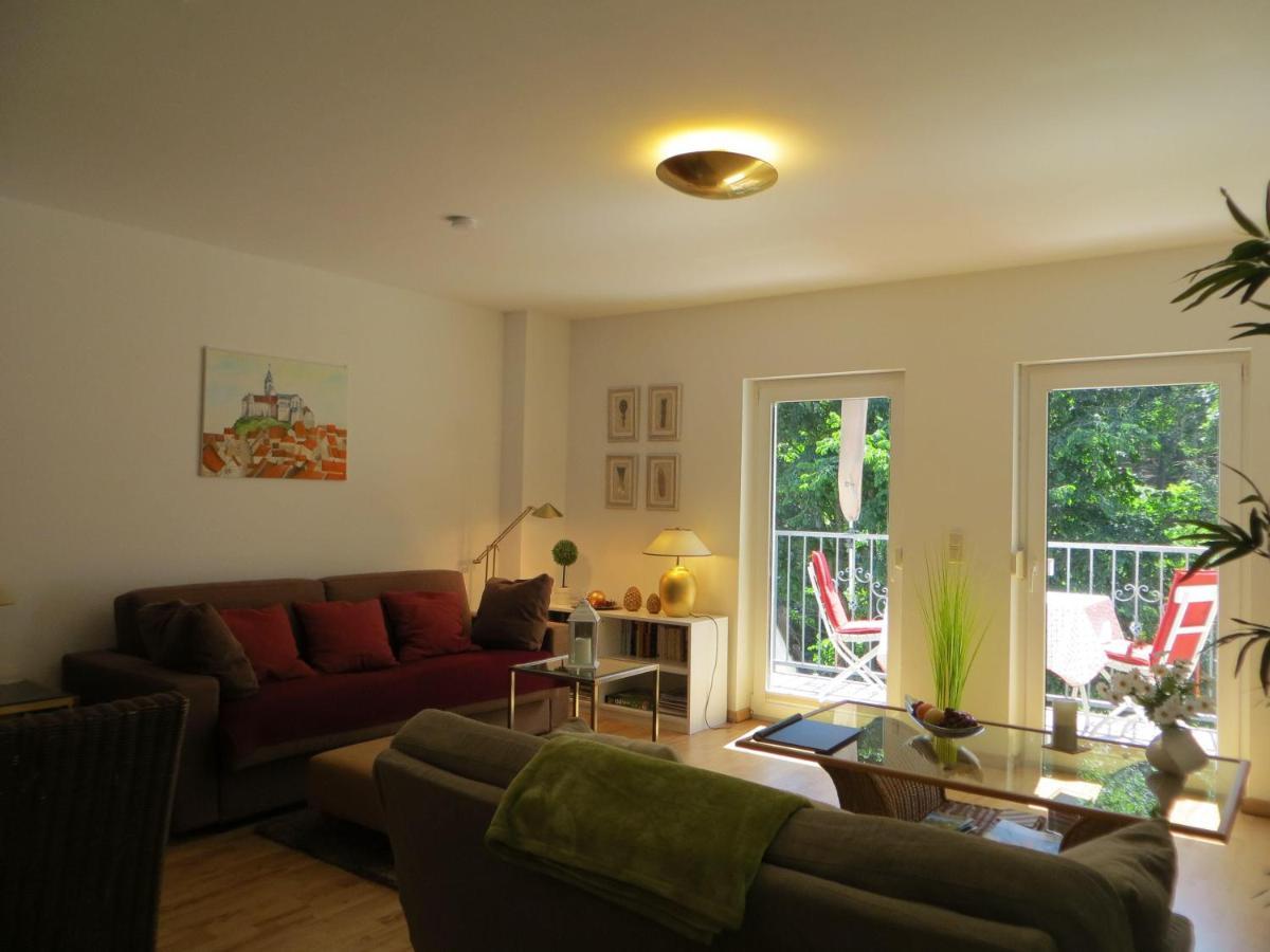 Weisses-Haus-Am-Kurpark-Fewo-Waldblick Quedlinburg Exteriér fotografie