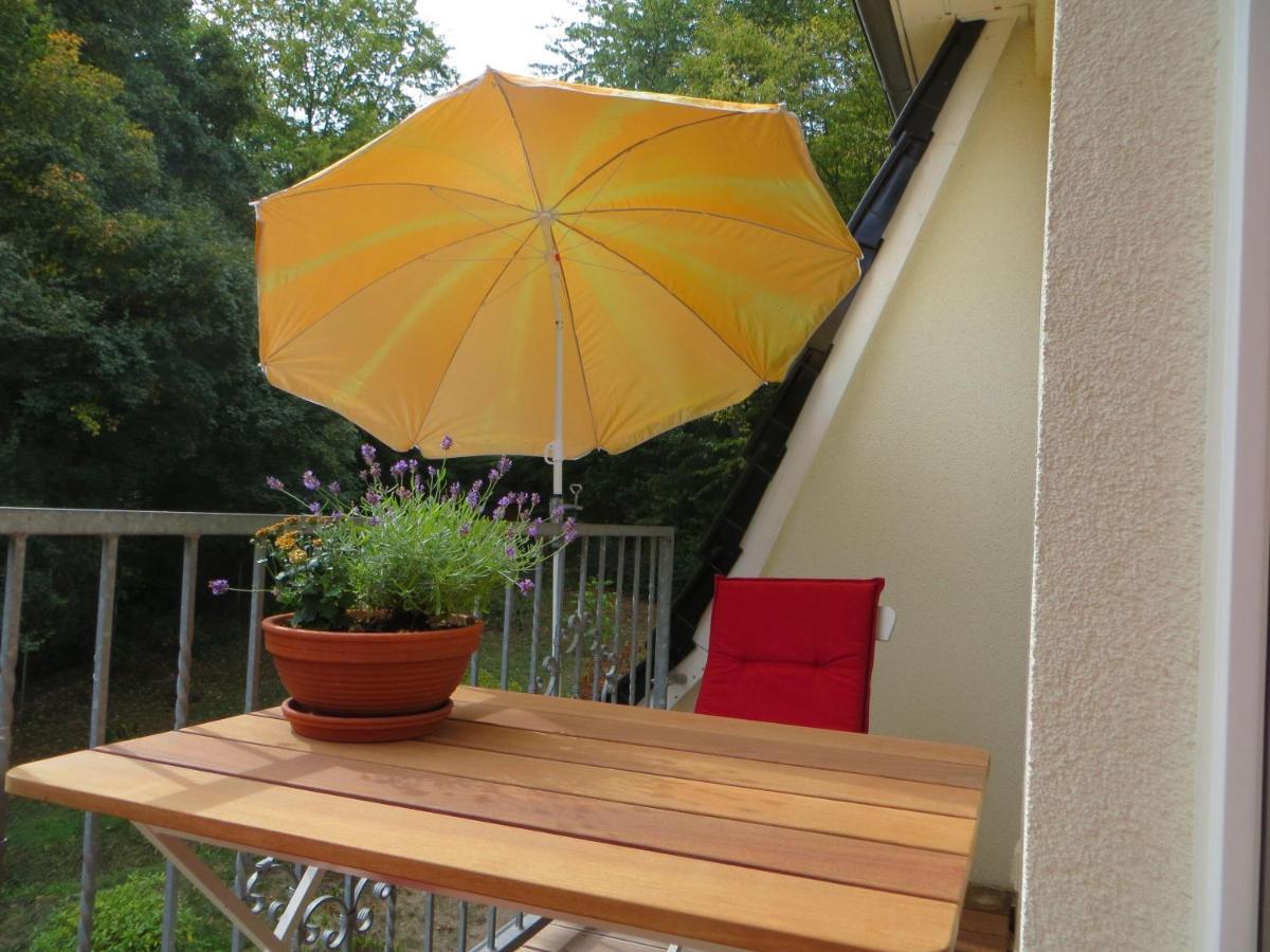 Weisses-Haus-Am-Kurpark-Fewo-Waldblick Quedlinburg Exteriér fotografie